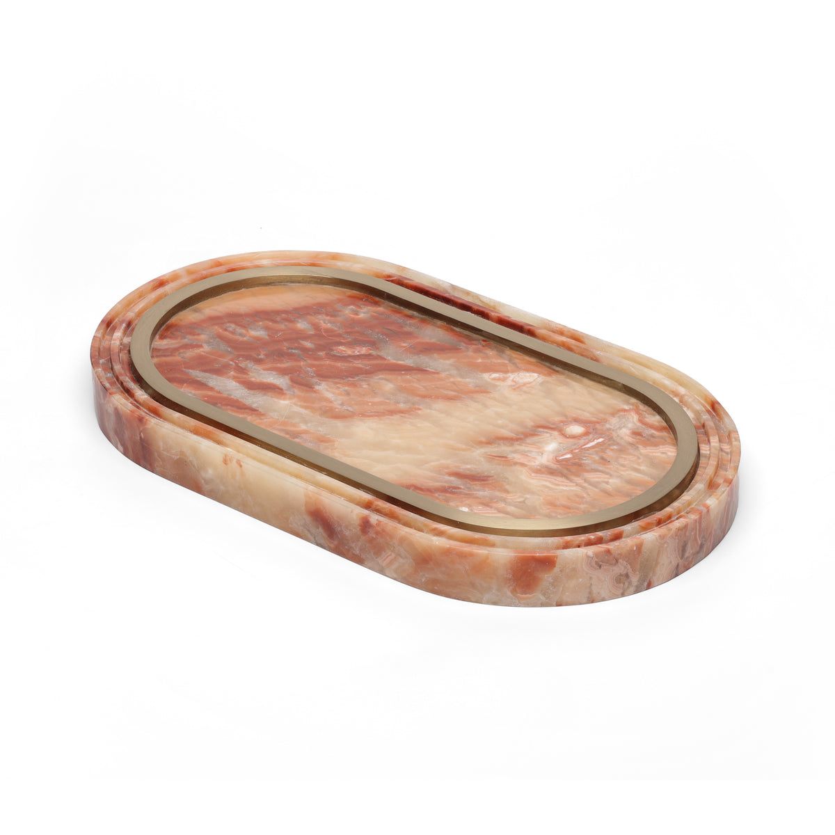 Geō Tray - Red Dragon Onyx