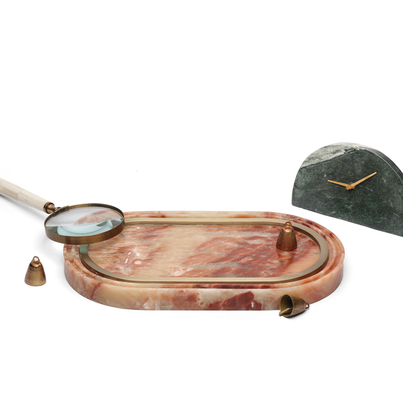 Geō Tray - Red Dragon Onyx