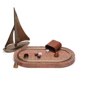 Geō Tray - Rosso Travertine