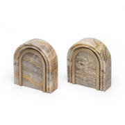 Geō Bookend - Grey Onyx