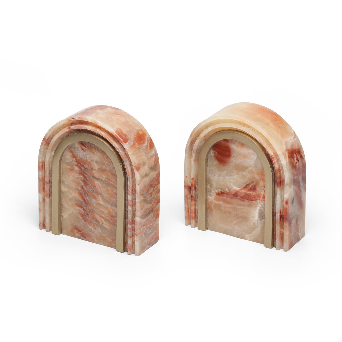 Geō Bookend - Red Dragon Onyx