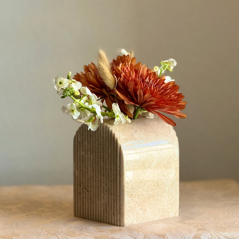 Origo Vase - Breccia Sarda Marble